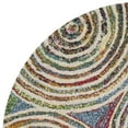 thumbnail image 3 of SAFAVIEH Nantucket Jolanta Geometric Circles Area Rug, Beige, 4' x 4' Round, 3 of 5