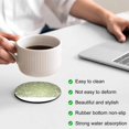 thumbnail image 3 of Sage Green Snowflakes Christmas Coasters Set of 4, Absorbent Coasters for Drinks, Winter Xmas Snowflake Coaster for Desk Coffee Table Protection, Home Decor House Warming Gifts 4", 3 of 8