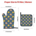 thumbnail image 2 of Naloa Cute Turtle Oven Mitts and Pot Holders 4 pcs Set, Cooking Baking Grilling Kitchen Oven Glove for Cooking, 2 of 6
