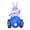 Purple, variant on KITBONIS 4ft Inflatable Easter Bunny Decoration Garden Yard Easter Shopping Mall Backdrop Decorations Rabbit in Carrot Car Inflatable Decor