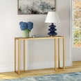 thumbnail image 7 of Evelyn&Zoe Oscar 42" Wide Rectangular Console Table, Brass, 7 of 7