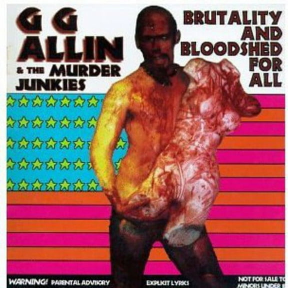 G.G. Allin - Brutality & Bloodshed for All - Punk Rock - CD