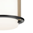 thumbnail image 3 of 52596BKCPZ Kichler Lighting Brit - 1 Light Flush Mount-7.75 Inches Tall and 7.25 Inches Wide-Black/Champagne Bronze Finish, 3 of 3