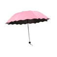 thumbnail image 5 of Folding Umbrella Travel Umbrella Compact Umbrella with Water Activated Floral Patterns for Women Men Outdoor Activities, 5 of 9