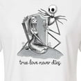 thumbnail image 3 of The Nightmare Before Christmas - True Love Never Dies - Juniors Cropped Cotton Blend T-Shirt, 3 of 5