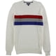 thumbnail image 1 of Suéter de rayas para hombre de Club Room, color blanco roto, XXL, 1 of 1