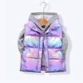 thumbnail image 2 of Vividxx Girls Jacket Girls Fall Winter Vest Vest Clip Children Boy Baby Thick Clothes To Keep Warm Outside To Wear Spring And Fall New Styl Fall Outerwear Jackets 3-4 Years, 2 of 4