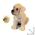 thumbnail image 5 of WREESH Dog Statue Plastic Puppy Doll Hand-painted Simulation Dog Animal Exquisite Gift, 5 of 5
