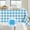 Blue and White, variant on Softalker Checkered Tablecloth Waterproof Gingham Tablecloth Stain Resistant Washable Outdoor Tablecloth Blue and White Plaid Tablecloth 60 x 84inch