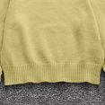 thumbnail image 6 of WRKEKC Kids Crewneck Solid Color Long Sleeve Knit Sweater Boys and Girls Soft Thick Warm Cozy Pullover for 1-7 Years Toddlers Fall Winter Stylish Casual Daily Outwear, 6 of 8