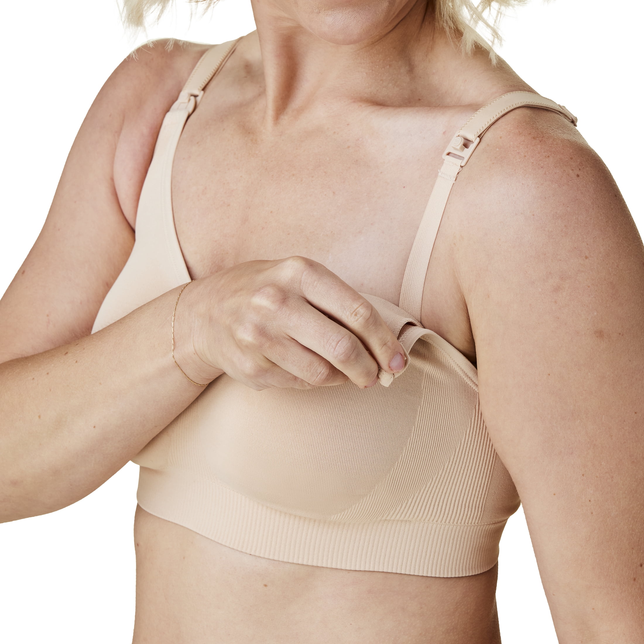 BRAVADO! DESIGNS Sustainable Nursing Bra | Body Silk Seamless | Butterscotch | M