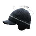 thumbnail image 2 of Hats for Women Hats for Men Knitted Warm Tongue Hat for Autumn/Winter Season Casual Sports With Ear Covers, 2 of 3