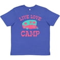 thumbnail image 3 of Inktastic Live Love Camp RV Youth T-Shirt, 3 of 5