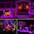 thumbnail image 4 of 66ft Extendable String Lights Outdoor/Indoor, 200 LED Super Bright Christmas Lights, Waterproof 8 Modes Plug in Clear Wire Fairy Lights for Bedroom Party Wedding Garden Patio Halloween (Purple), 4 of 8