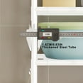 thumbnail image 6 of Nilvkv 2-Layer Shelf Organizer Stainless Steel Toilet-Above Storage Rack for Bathroom Organizing Toiletries(18.5x9.84x54.33in), 6 of 6