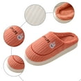 thumbnail image 4 of Mepaouo Women's Men's Plush Slippers Memory Foam Indoor House Shoes Non Slip Bedroom Slip on Slides, 4 of 5