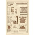 thumbnail image 3 of Buhlmann, J. 11x14 Black Modern Framed Museum Art Print Titled - Entablatures, Capitals and Bases, 3 of 5
