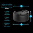 thumbnail image 2 of NuRich Hydro Wide Mouth Flip and Sip Replacement Coffee Lid or Cap Accessories Compatible with Hydroflask, Nalgene, and Many More Top Water Bottle Brands Sizes 12 16 18 20 32 40 64 Ounce, 2 of 8
