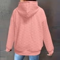 thumbnail image 6 of cocolona Hoodies for Women, Casual Long Sleeve Oversized Hooded Sweatshirt Fall Fashion Solid Color Pullover Tops with Pockets, 6 of 7