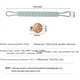 thumbnail image 5 of Cadena anticaída para chupete de bebé, juguete de goma para dientes para niños, cadena anticaída, cadena para chupete integrada de silicona de grado alimenticio, 5 of 6