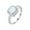 WH8, variant on Jewelry VerPetridure 1 Piece Of Opal Ring For Women Opal White Stone Hand Rrnament Ring Promise Ring Elegant Gift For Lady