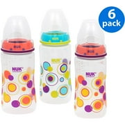 Nuk/ Gerber - 10oz Bottle 6-pack, Pink D