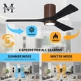thumbnail image 6 of Matthews Fans - Irene - Ceiling Fan with Light Kit Matte White 42 inchesMatte, 6 of 7
