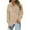 Khaki, variant on FDGIU Women's Zip Up Hoodies - Oversized Fleece Sweatshirt Lightweight Jacket, Long Sleeve Casual Pockets Pullover Plus Size Fall Winter Spring Fashion