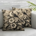 thumbnail image 3 of GOSMITH  William Morris Bird and Pomegranate Vintage Floral Bird and Fruit Pomegranate Pillow Cover Indoor Decor Throw Pillow Case White, 3 of 5