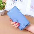 thumbnail image 4 of Kcolen Stylish Long Zip Around Wallet for Women Secure RFID Blocking Purse with Card Slots and ID Window, 4 of 4