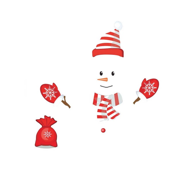 Billuyoard Etiqueta engomada del refrigerador del estilo de la historieta del tema de la Navidad del Hotel etiqueta de la puerta del garaje del dormitorio Kits de decoración para fiestas CT001 Billuyoard HA070323-01