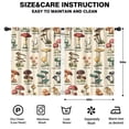 thumbnail image 2 of Blackout Kids Curtains,Colorful Mushroom Label Light Pattern Childrens Insulated Curtains Set Of 2,Bedroom Essentials,Toddler Room Decor 42"x54", 2 of 5