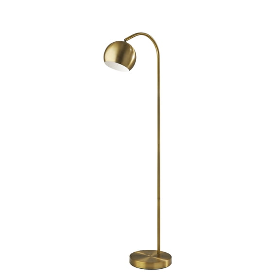 Emerson Floor Lamp with Antique Brass Finish