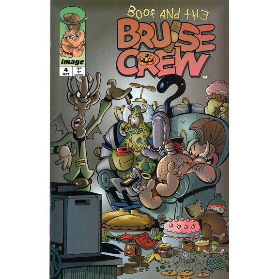 Boof and the Bruise Crew #4 VF ; Image Comic Book