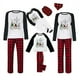 thumbnail image 2 of Pijamas familiares a juego de Navidad, conjunto de pijamas de tres Gnomies, pantalones a cuadros de Cristo, 2 of 3