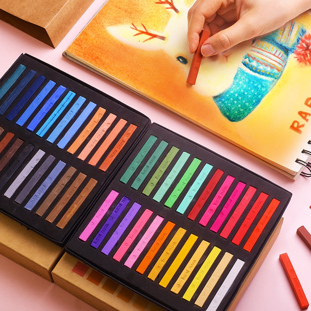 Benkeg Square Pastel Set,Square Pastel Set 12/24/36/48 Colors Soft Dry Pastel Artist Chalk Pastel Sticks Non Toxic for Office School Art Drawing Painting Supplies Benkeg Square Pastel Set,Square Pastel Set 12/24/36/48 Colors Soft Dry Pastel Artist Chalk Pastel Sticks Non Toxic for Office School Art Drawing Painting Supplies