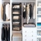 thumbnail image 4 of Organizador de armario Simple Houseware, 5 estantes, para colgar, gris oscuro, 4 of 5