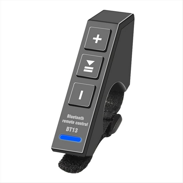 Mando A Distancia Inalámbrico para Manillar de Motocicleta, Bluetooth 5.0, Resistente Al Agua, Reproductor de Música