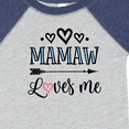 thumbnail image 4 of Inktastic Mamaw Loves Me Grandchild Girls Baby Bodysuit, 4 of 5