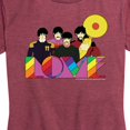 thumbnail image 3 of The Beatles - Yellow Submarine Rainbow Love - Women's Short Sleeve Graphic T-Shirt, 3 of 6