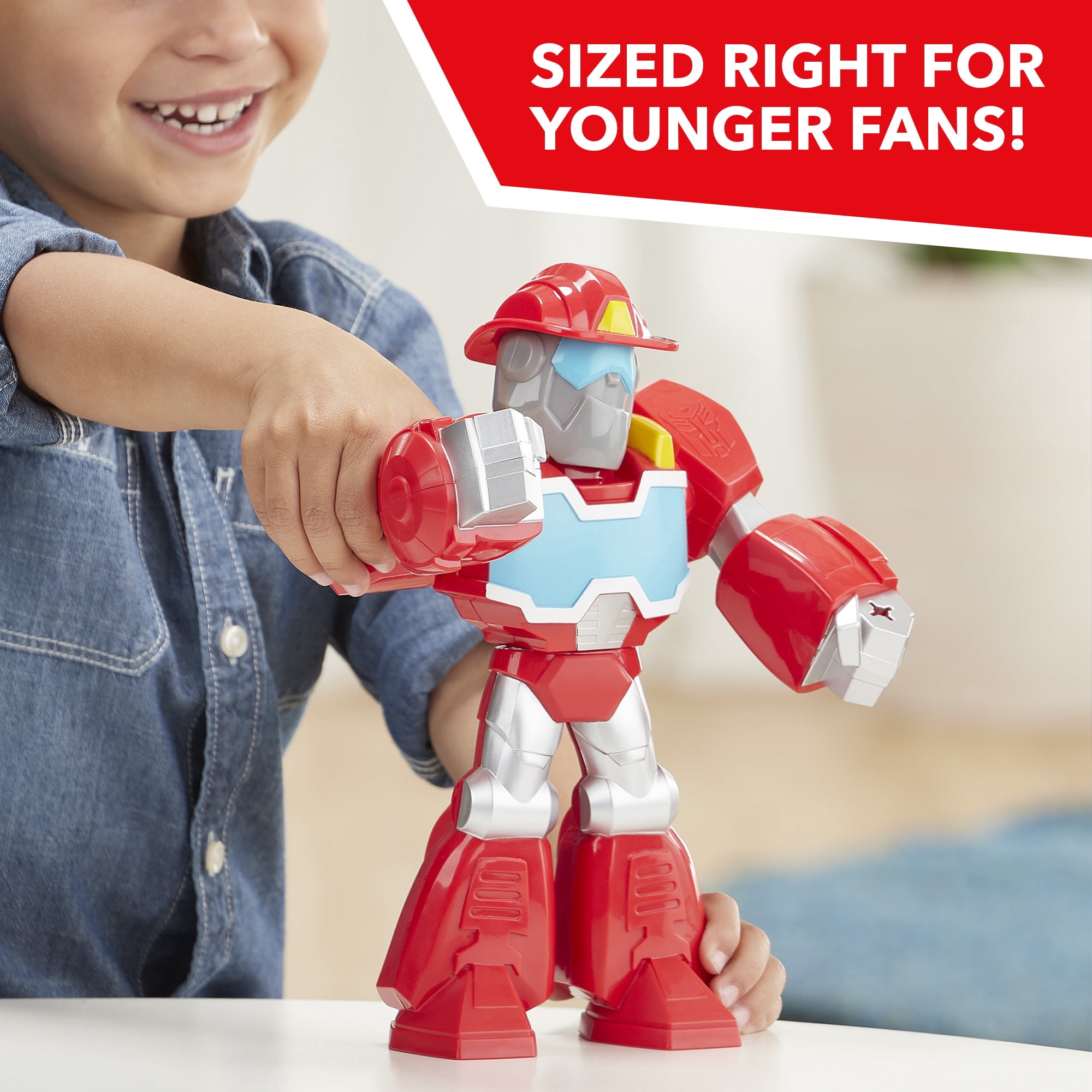 Transformers Rescue Bots Academy Mega Mighties Heatwave theFire-Bot Figures