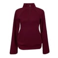 thumbnail image 1 of Sudadera George para Dama, Cuello Alto Vino Talla G, 1 of 4