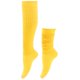 thumbnail image 4 of Calcetines cálidos de color liso para mujer de los años 80 a 90, calcetines de punto apretado y muy largos., 4 of 4