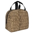 thumbnail image 2 of Easygdp Leopard Print Brown Bolsa Térmica Premium - Tela Oxford Impermeable, Gran Capacidad, Bolsillo Frontal, Unisex para Trabajo, Escuela, Actividades al Aire Libre y Picnics, 2 of 8