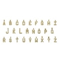 thumbnail image 3 of 10k Yellow Gold Medium Block CZ Initial Charm (D), 3 of 4
