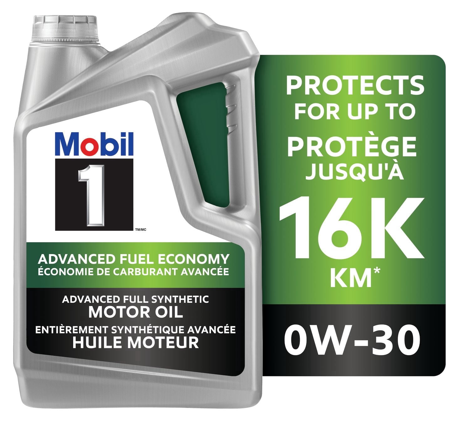 Mobil 1™ Advanced Fuel Economy Full Synthetic Motor Oil 0W-30