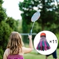 thumbnail image 4 of 11/12x Badminton Ball High Speed Great Stability Shuttlecock Sports Training Colorful Feather, 4 of 8