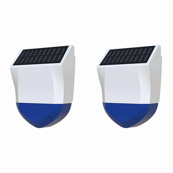 2X Tuya Smart WiFi Siren Alarm Outdoor Sound and Light Alarm Waterproof Solar Sound Light Alarms
