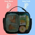 thumbnail image 5 of ALAZA Soccer Ball with Fire Lunch Box Insulated Lunch Bag Cooler Tote with Shoulder Strap, 5 of 7
