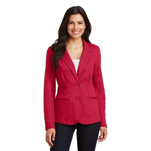 Blazer de punto para mujer Port Authority®. LM2000 Autoridad Portuaria LM2000